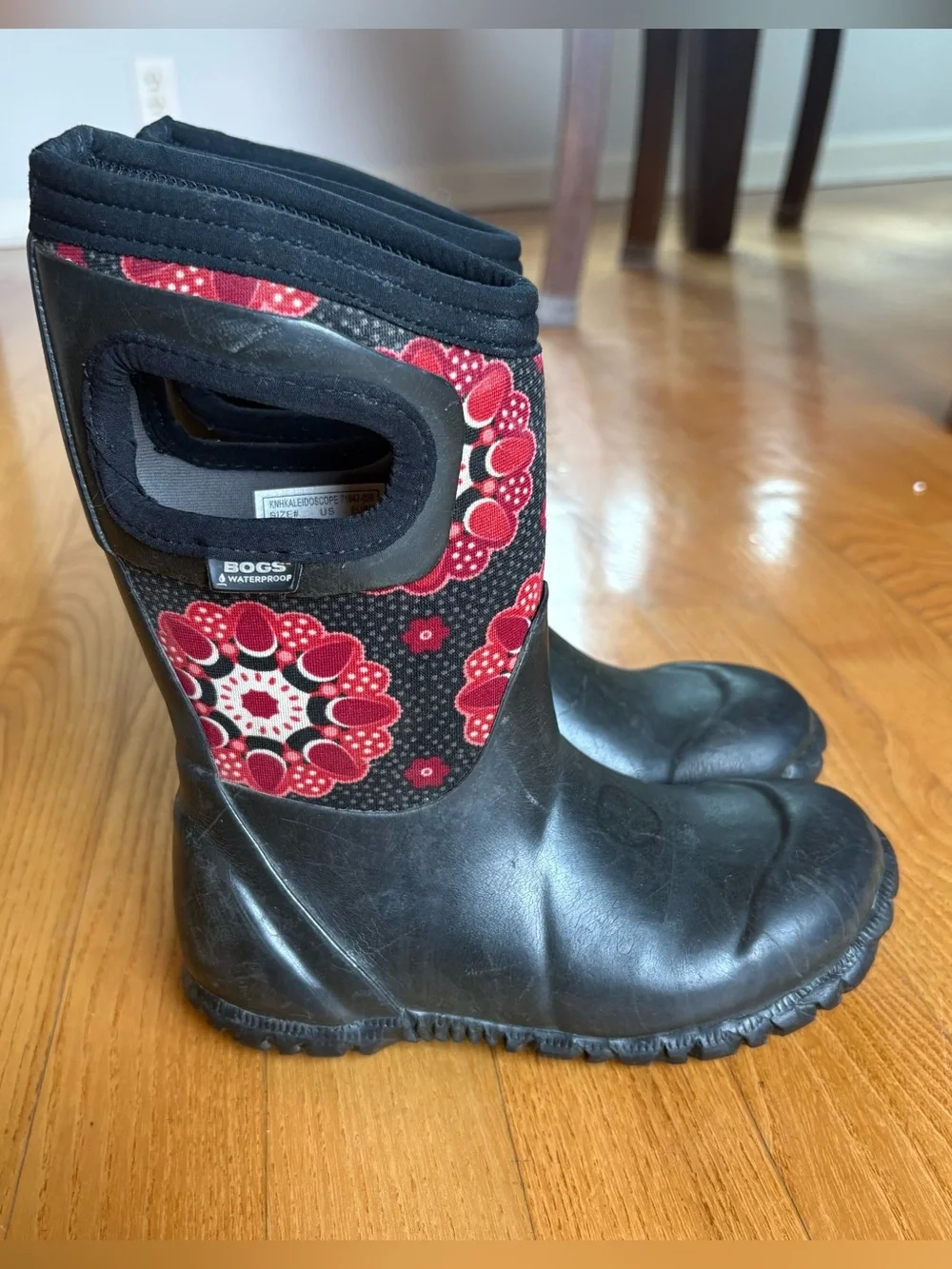 Bogs Snow boots North Hampton Kaleidoscope Floral Winter Toddler Girls Size 9